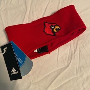 Adidas Louisville Cardinals Red Earband